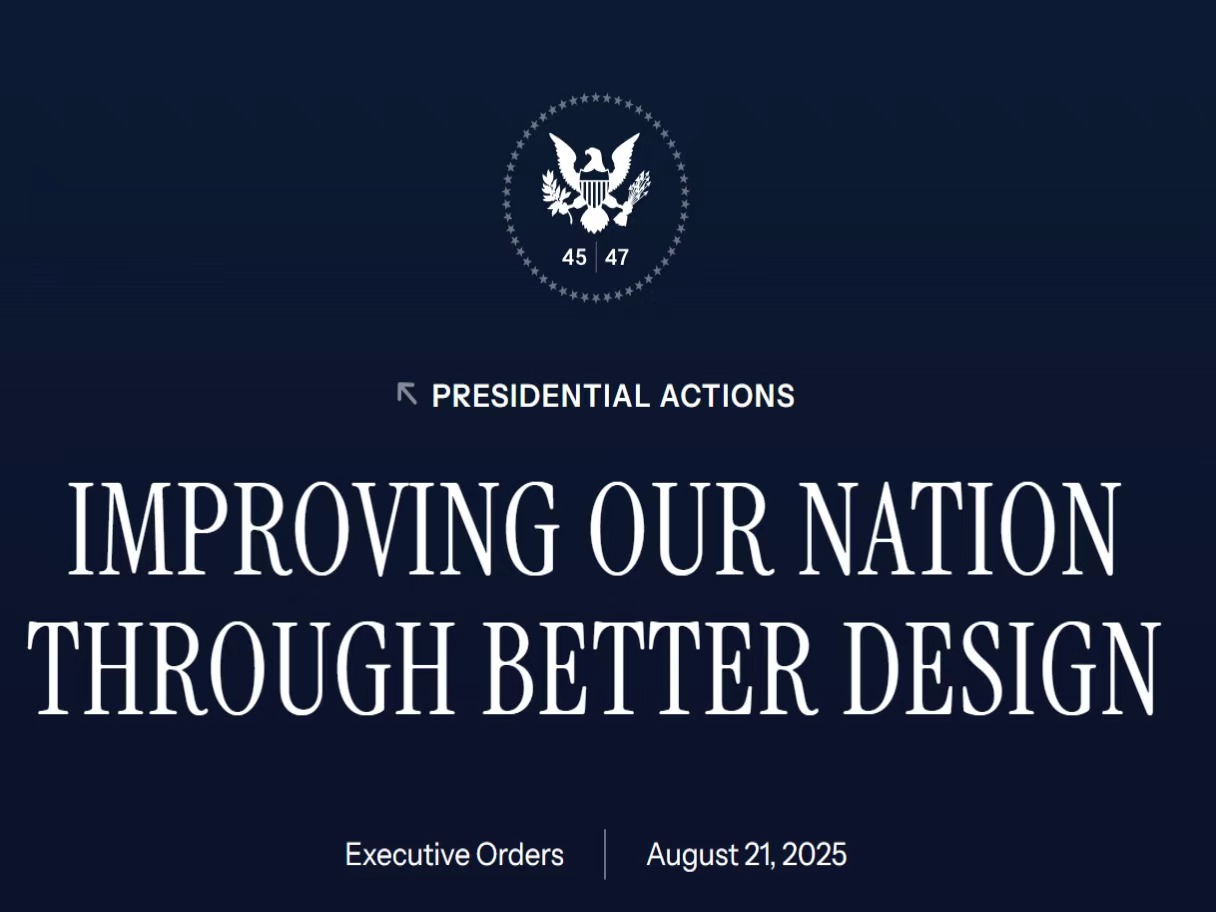 Donald Trump signs executive order creating role of chief design officer